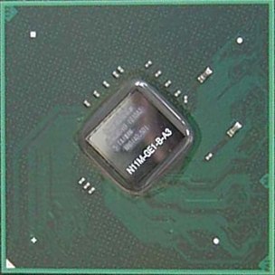 nVIdia N11M-GE1-B-A3 (GeForce 310M) Wymiana na nowy, naprawa, lutowanie BGA